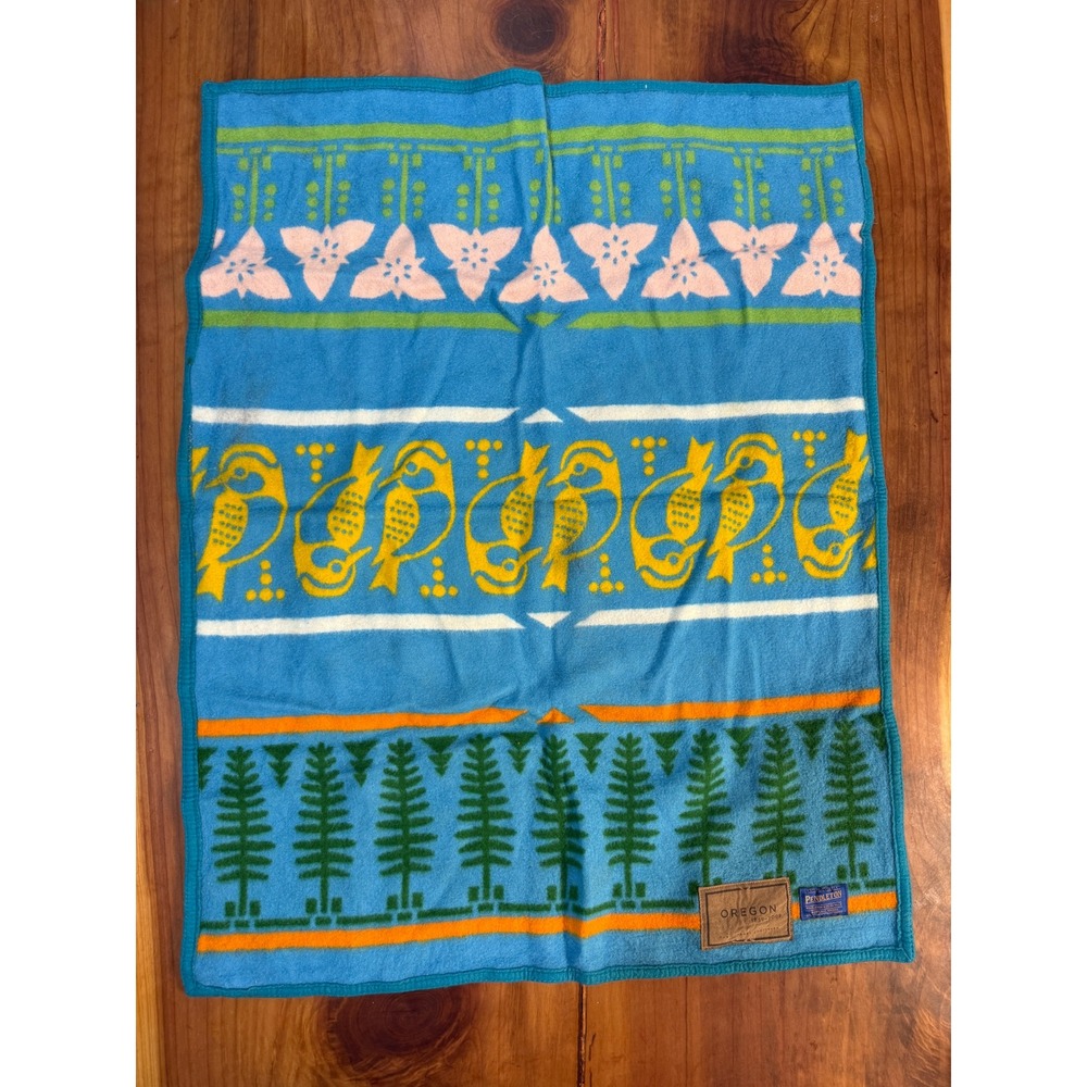 Pendleton Blanket Sesquicentennial Commemorative 2009 Oregon Small Dog Baby Z4-7